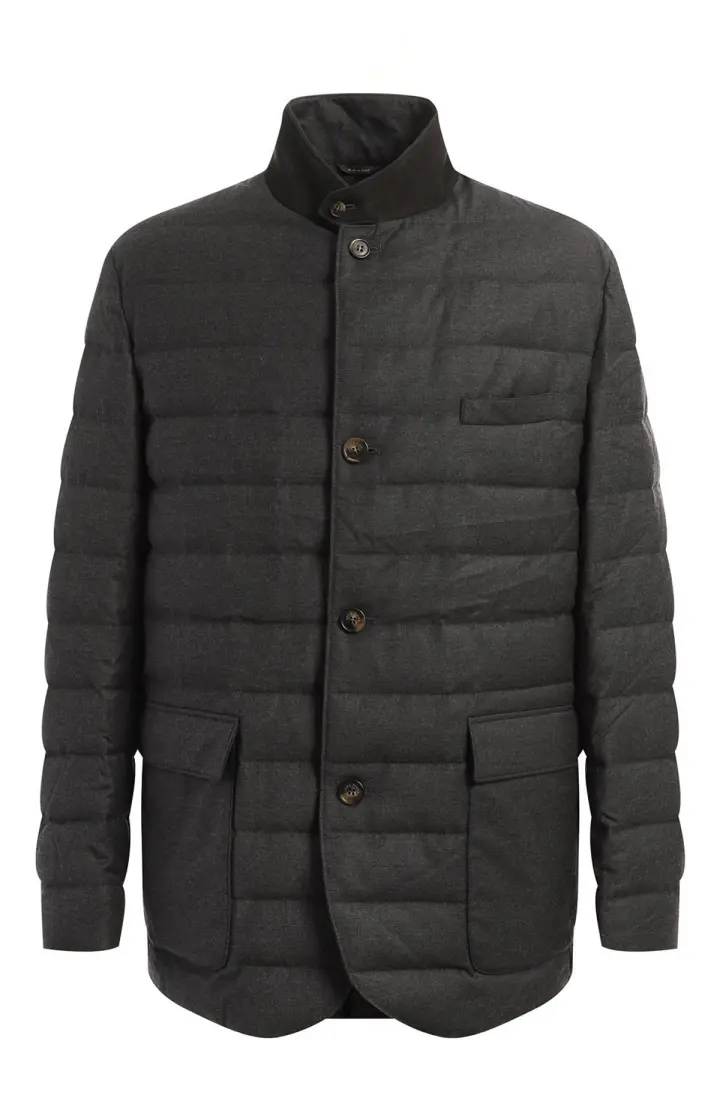  Куртка из смеси шерсти и шелка