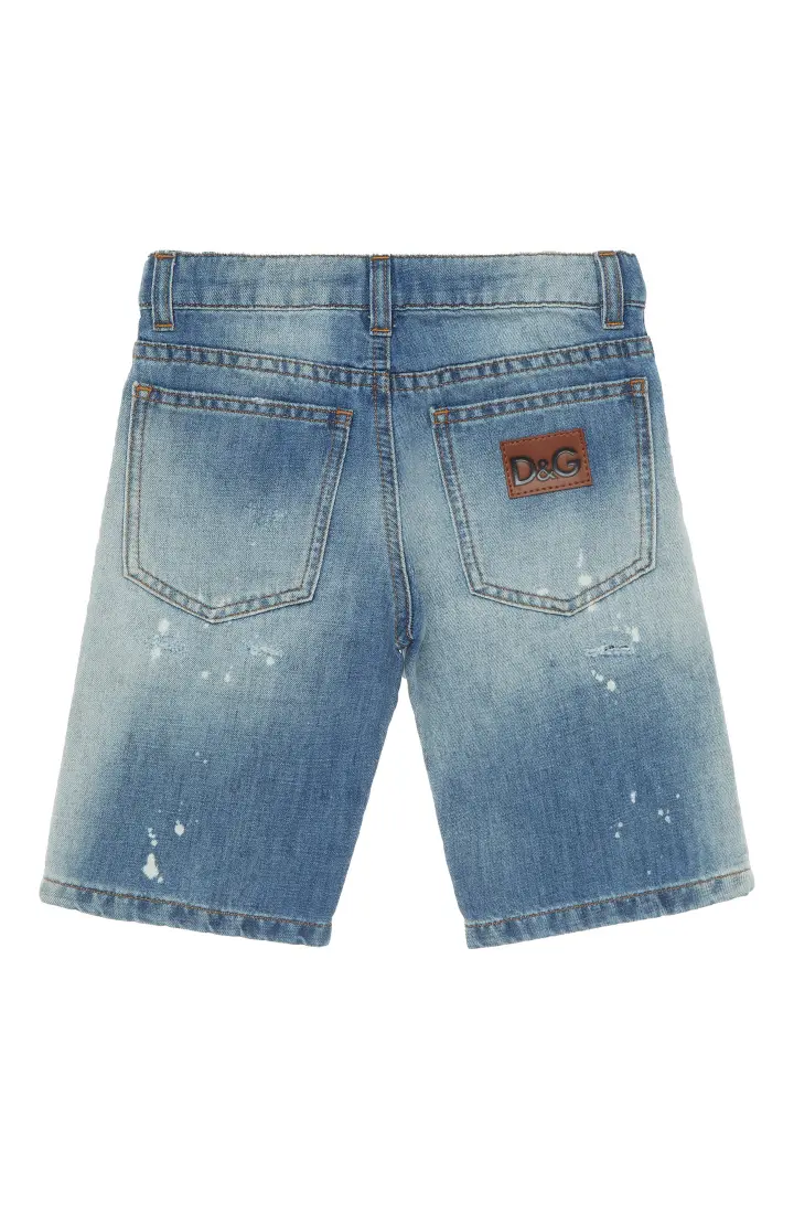 Бермуды джинсовые