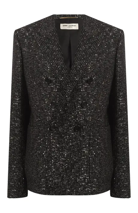 SAINT LAURENT Шерстяной жакет