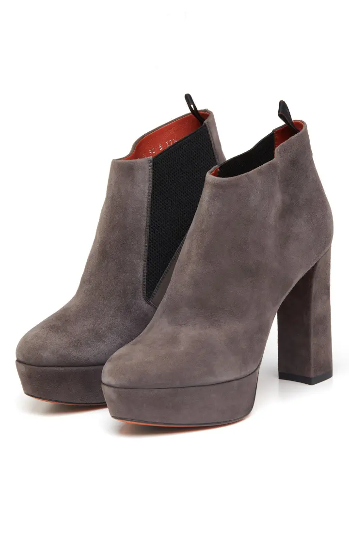 SANTONI Ботильоны женские, замш