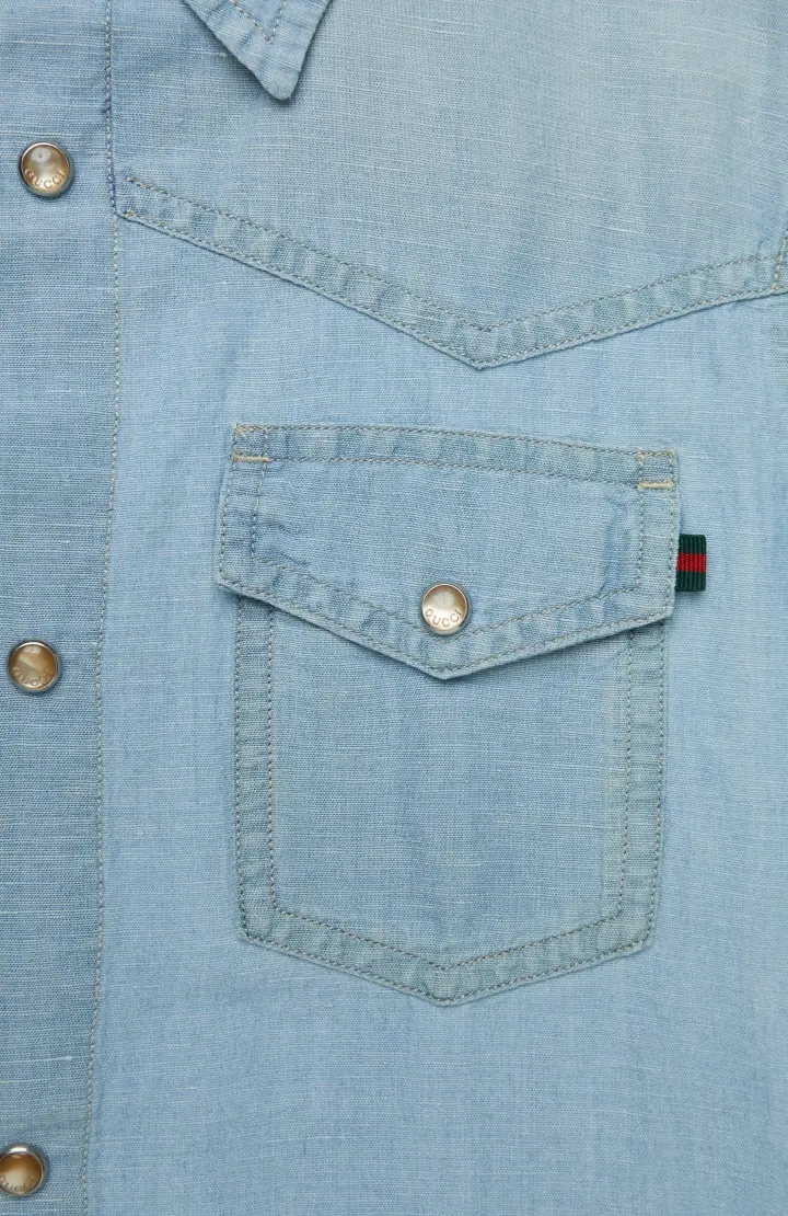 Рубашка джинсовая м