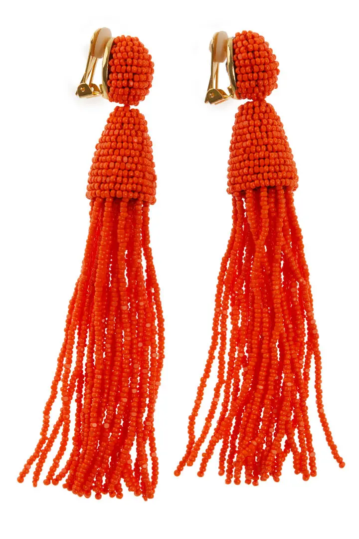 Oscar de La Клипсы женские