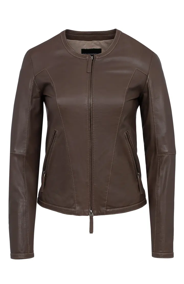 EMPORIO ARMANI Куртка женская, кожа