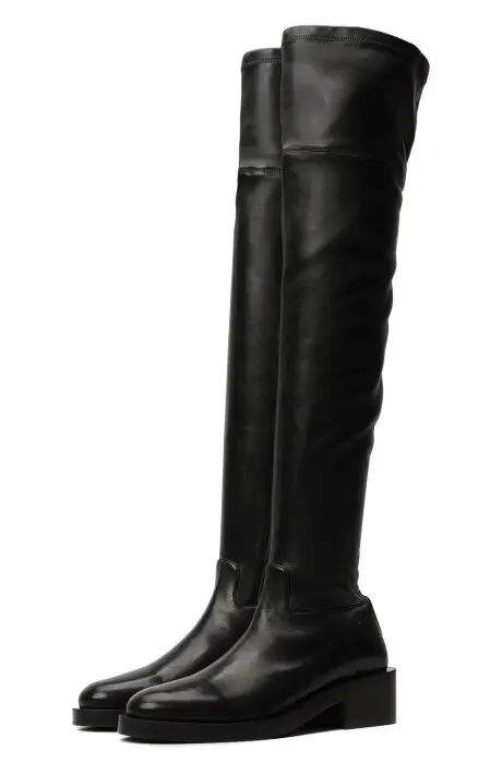 VALENTINO Кожаные ботфорты