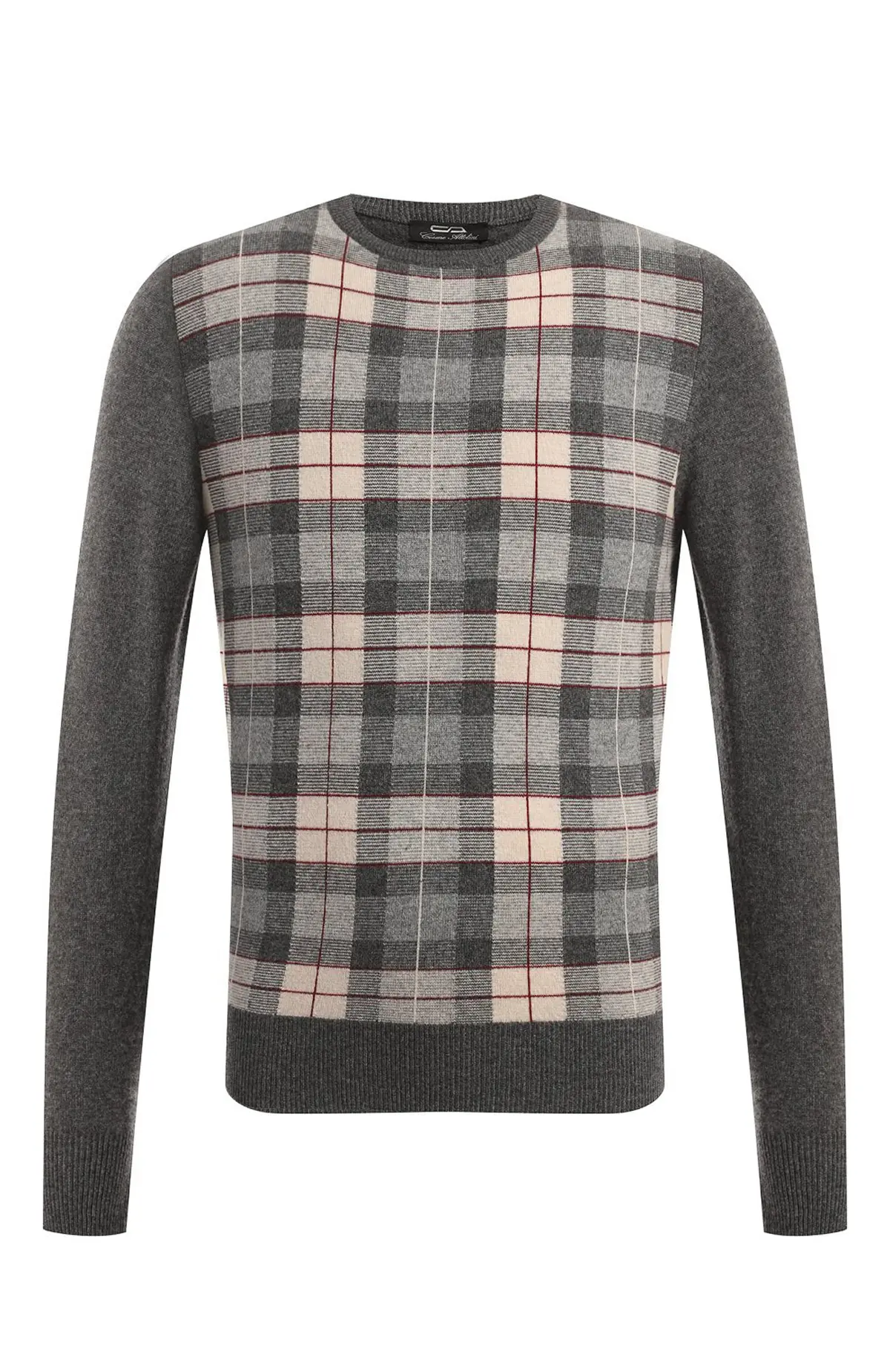  Свитер мужской в клетку