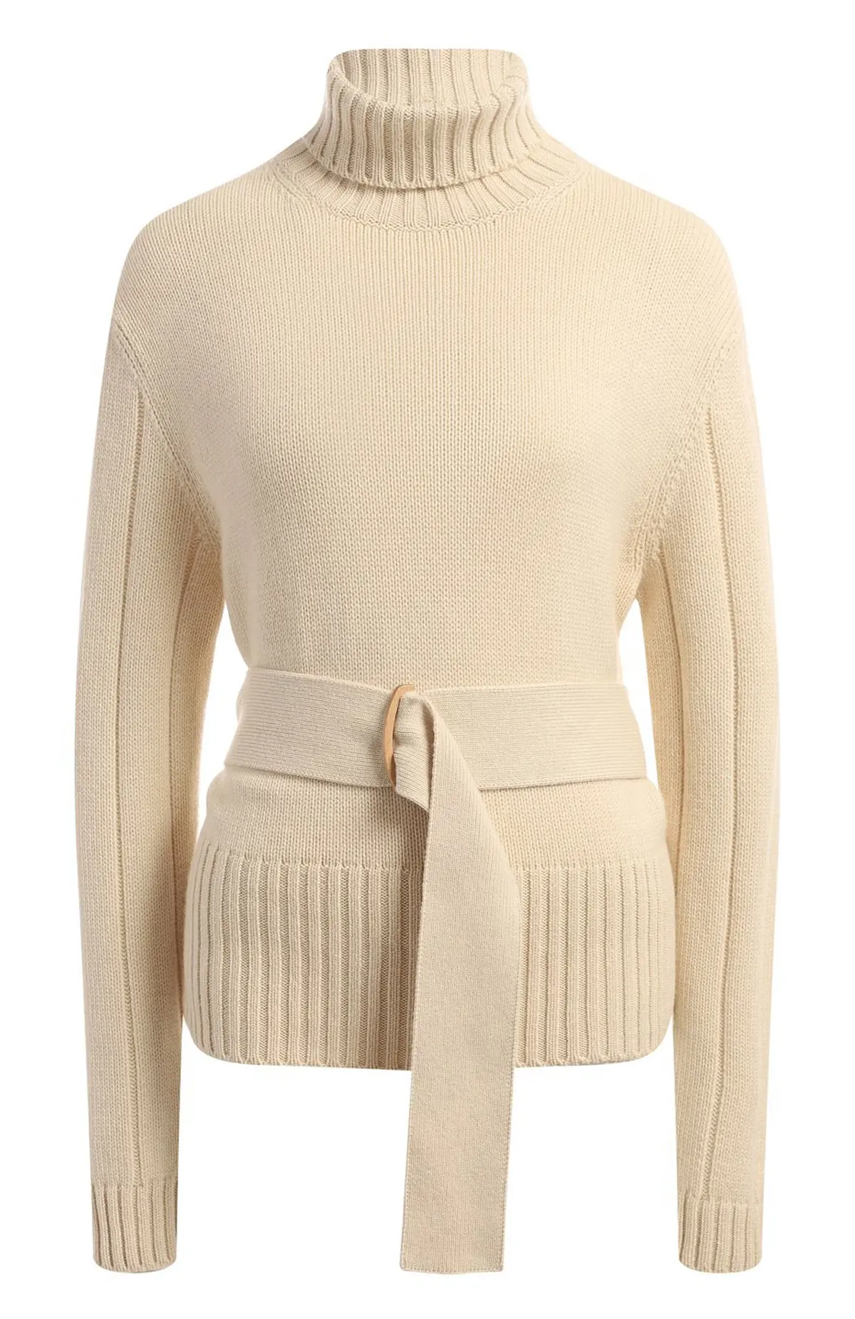  Кашемировый свитер с поясом