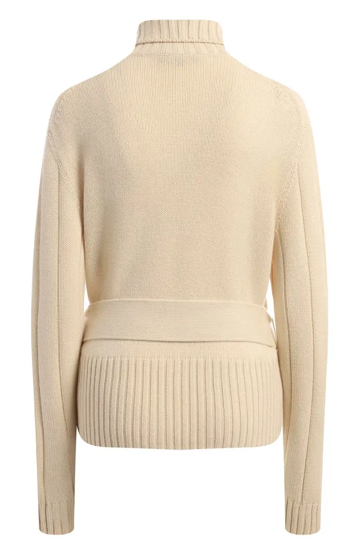  Кашемировый свитер с поясом