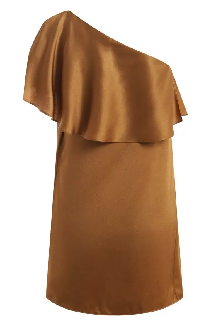 SAINT LAURENT Шелковое платье