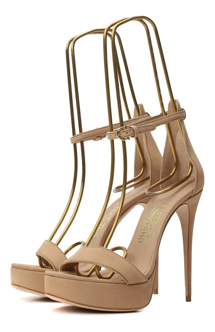  Босоножки женские, набук