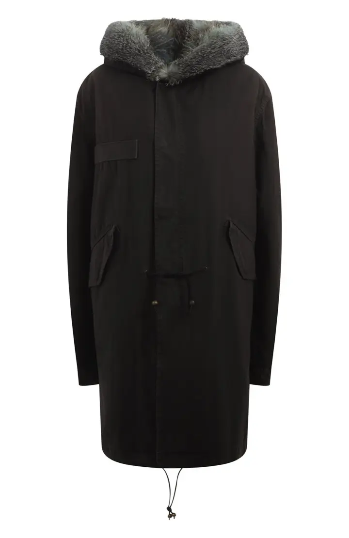 Mr & Mrs Italy Парка мужская с мехом койот