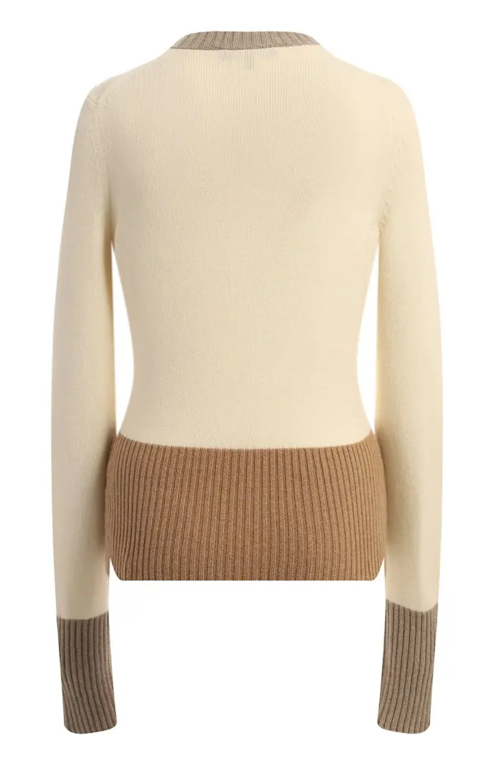  Женский кашемировый пуловер с пуговицами