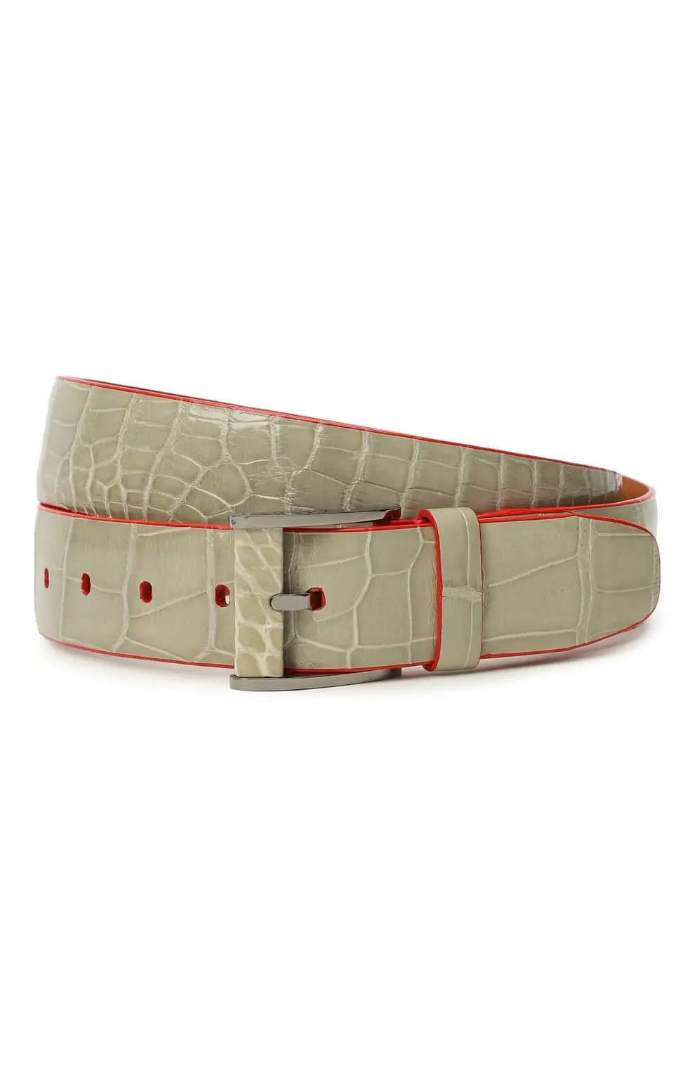  Ремень мужской, кожа крокодил