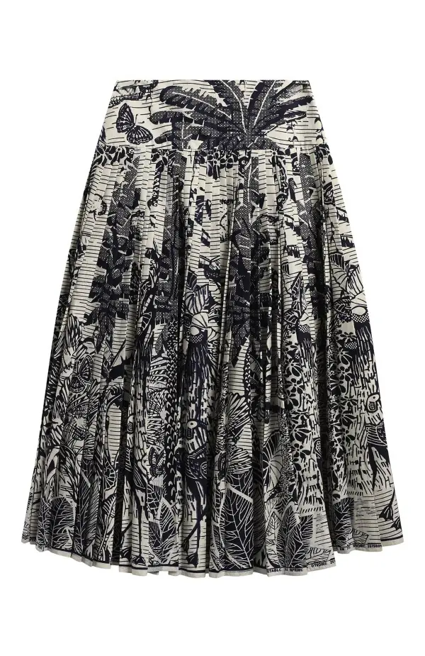Christian Dior Юбка с узором