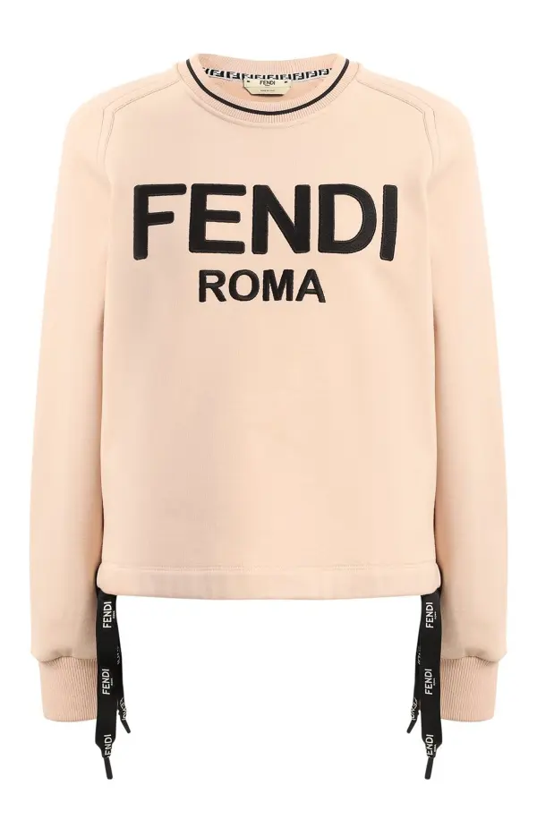 FENDI Толстовка с вышитым логотипом