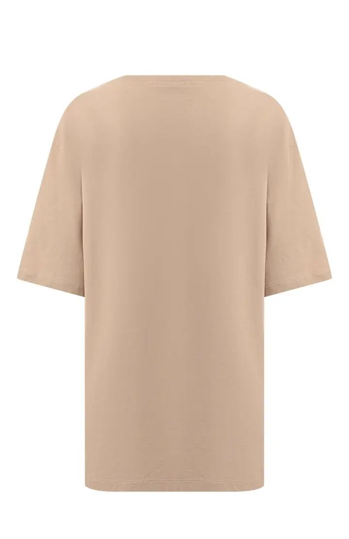 FENDI Хлопковая футболка с круглым вырезом