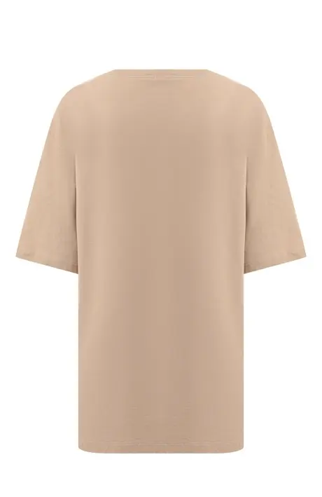 FENDI Хлопковая футболка с круглым вырезом