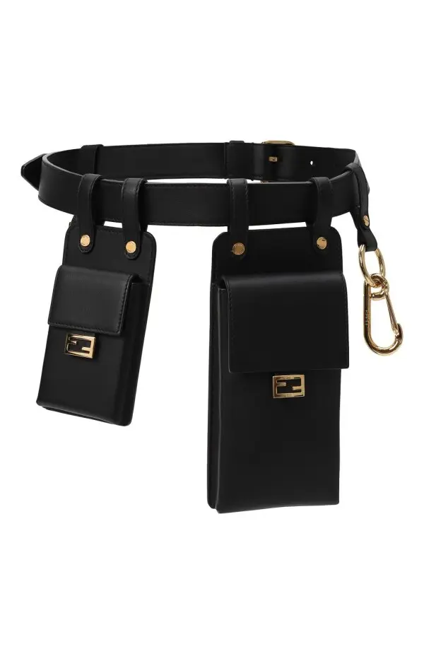 FENDI РЕМЕНЬ С ПОДСУМКАМИ