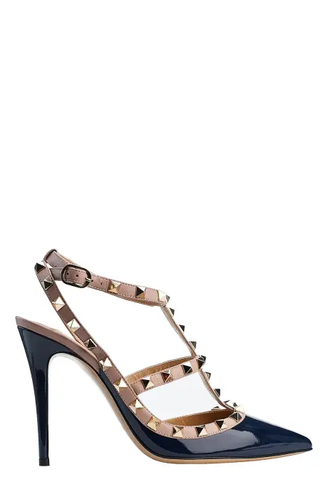 VALENTINO Босоножки женские, лак шипы /ЛУЧШАЯ ЦЕНА/