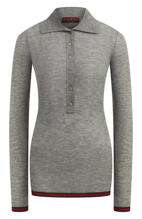 GUCCI Поло женское, длинные рукава