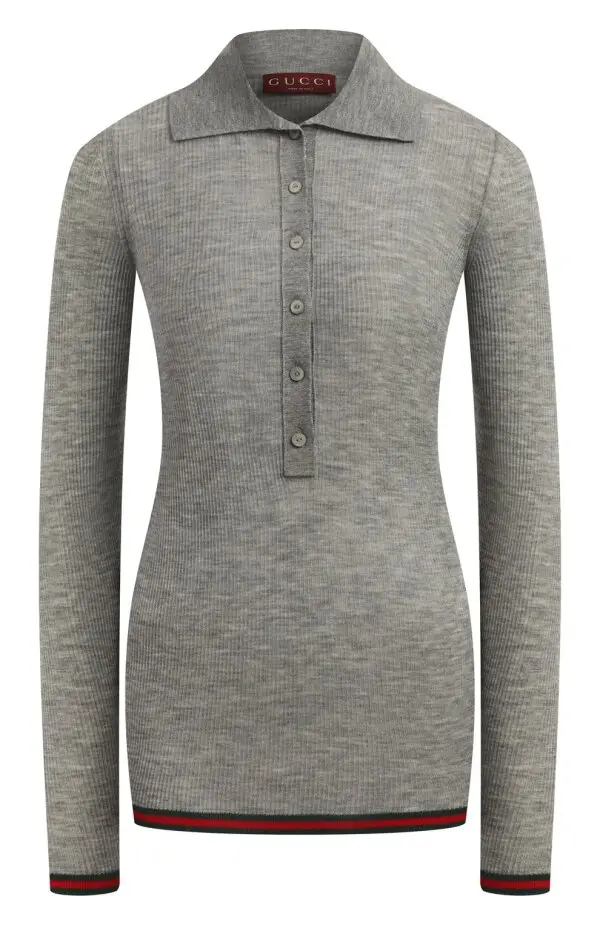 GUCCI Поло женское, длинные рукава