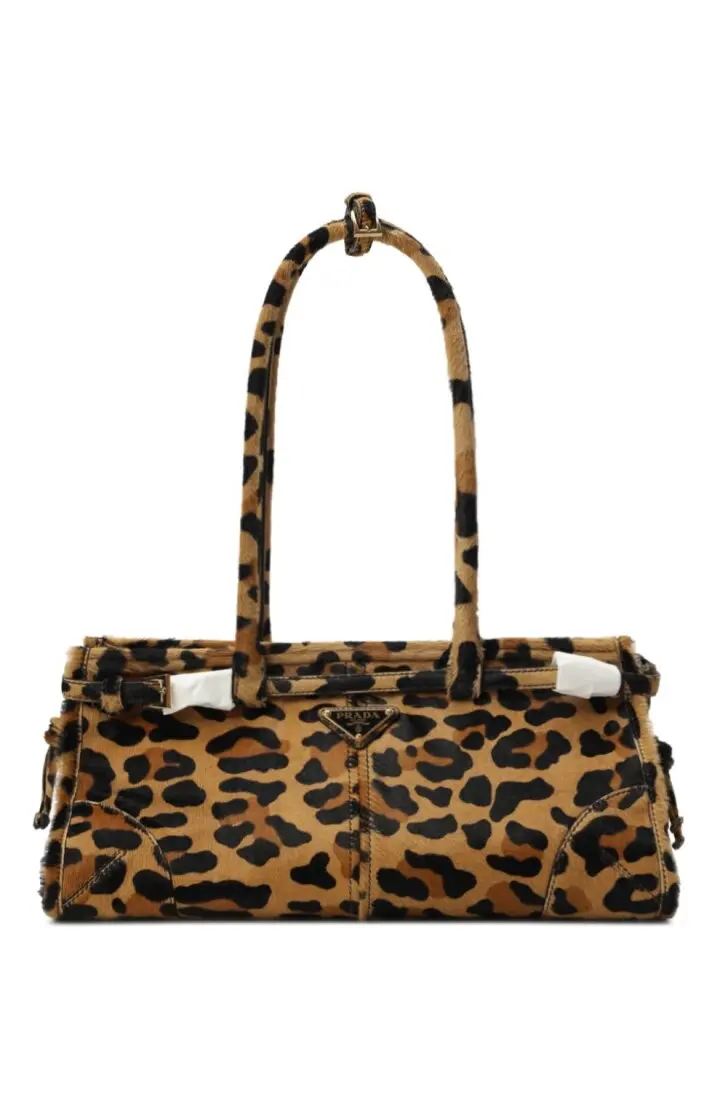 PRADA Сумка женская леопард