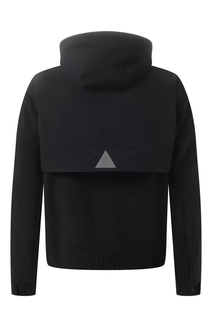  Кардиган мужской комбинированный, пуховый, капюшон