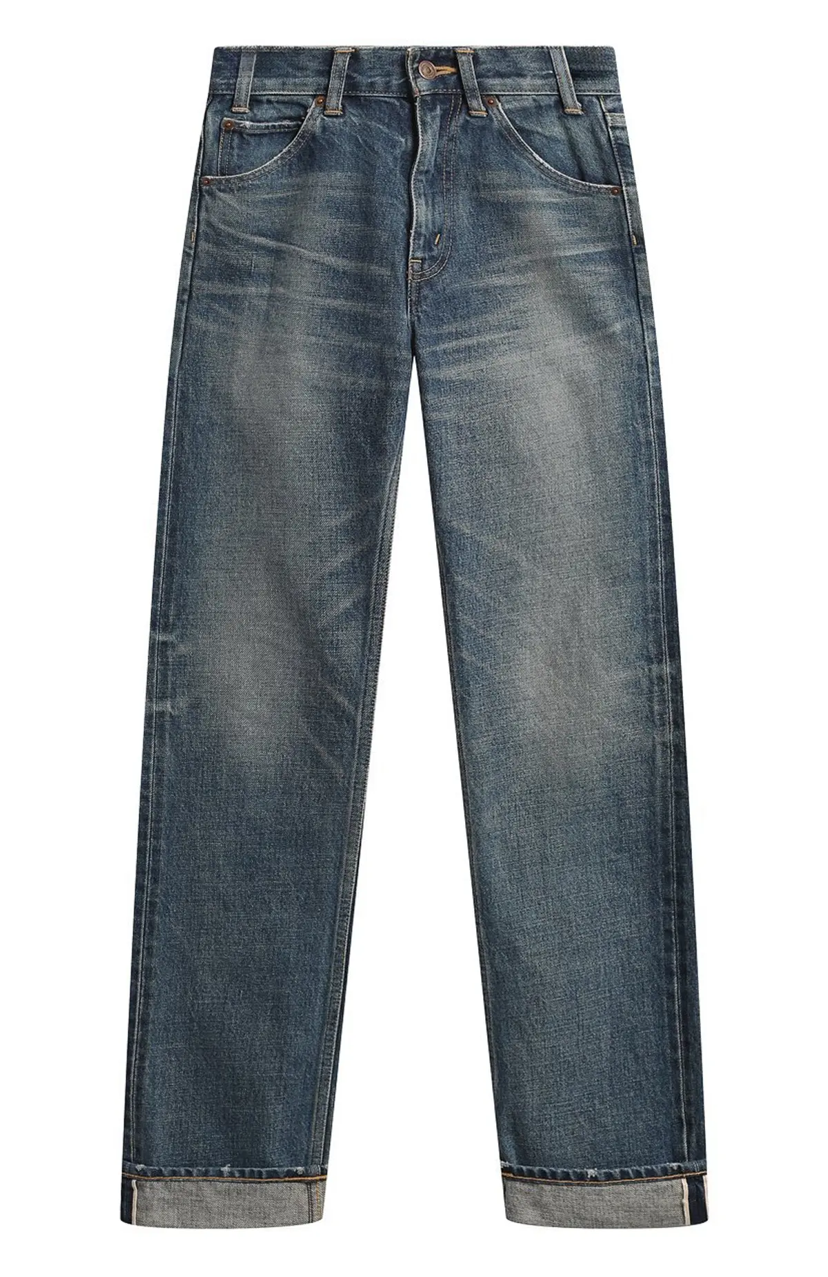 CELINE ДЖИНСЫ ПРЯМОГО КРОЯ ИЗ ДЕНИМА