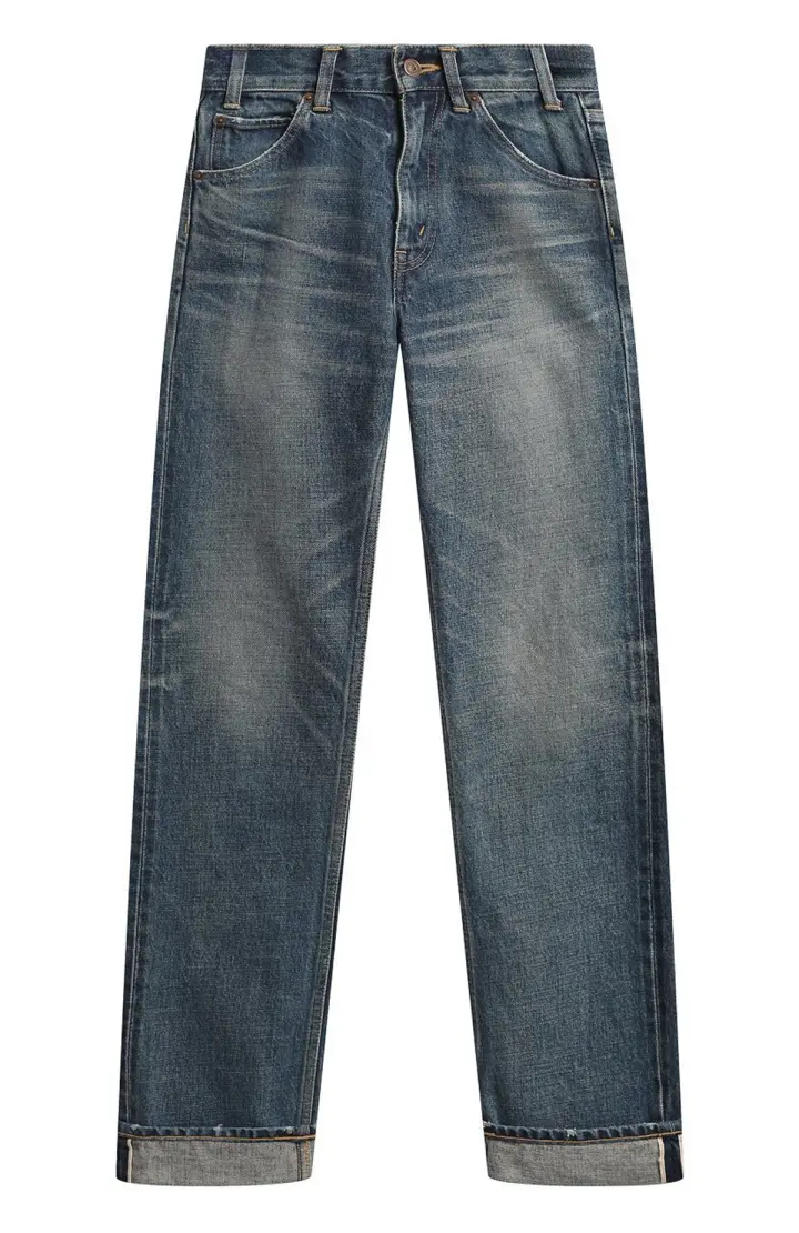 CELINE ДЖИНСЫ ПРЯМОГО КРОЯ ИЗ ДЕНИМА