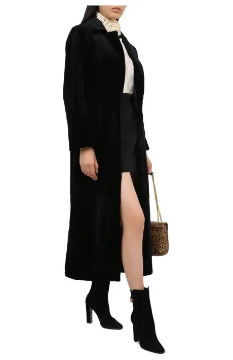 DOLCE & GABBANA Замшевые ботильоны на высоком каблуке