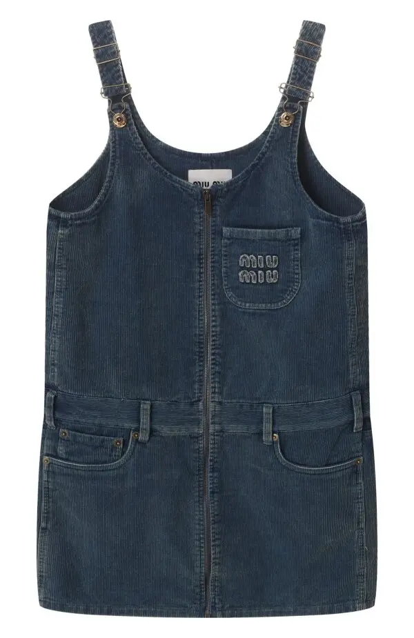 MIU MIU Сарафан джинсовый