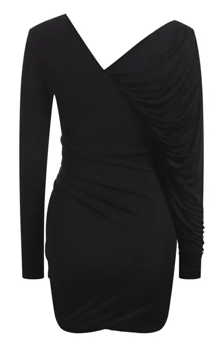 SAINT LAURENT Платье с драпировкой