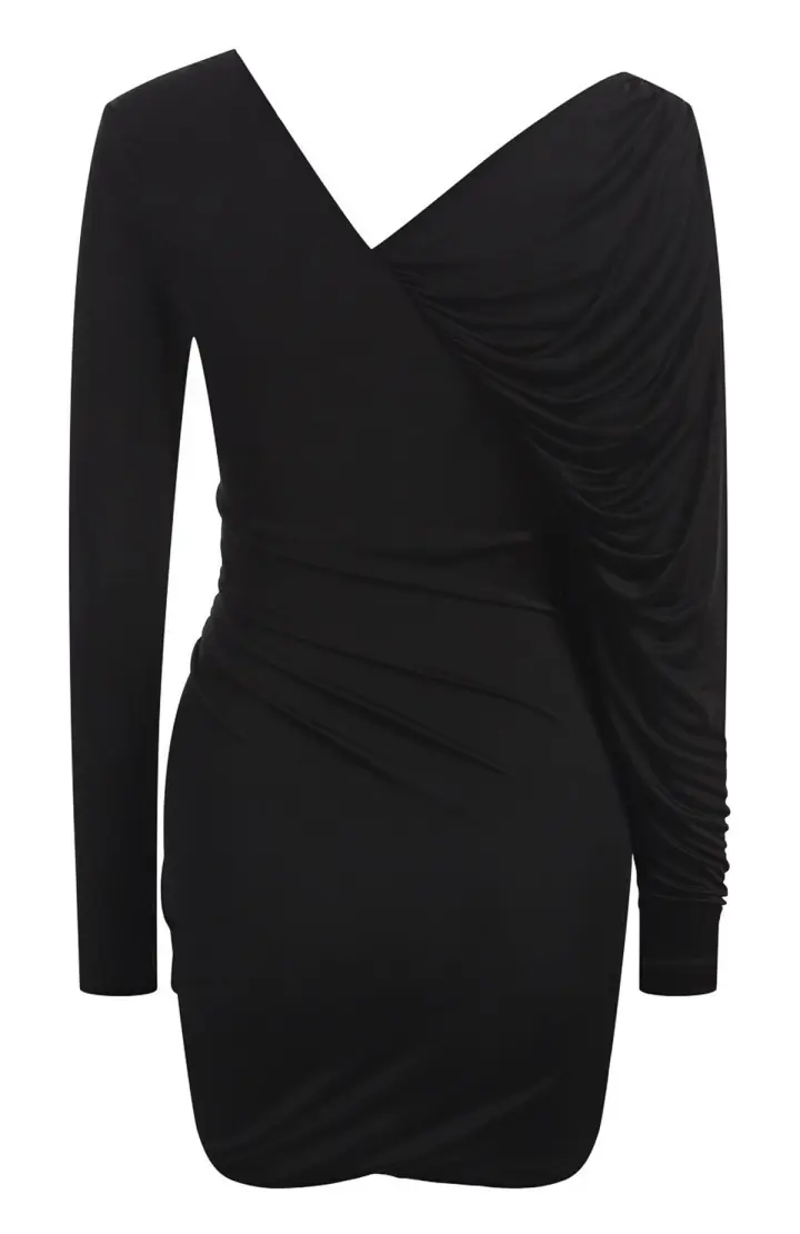 SAINT LAURENT Платье с драпировкой