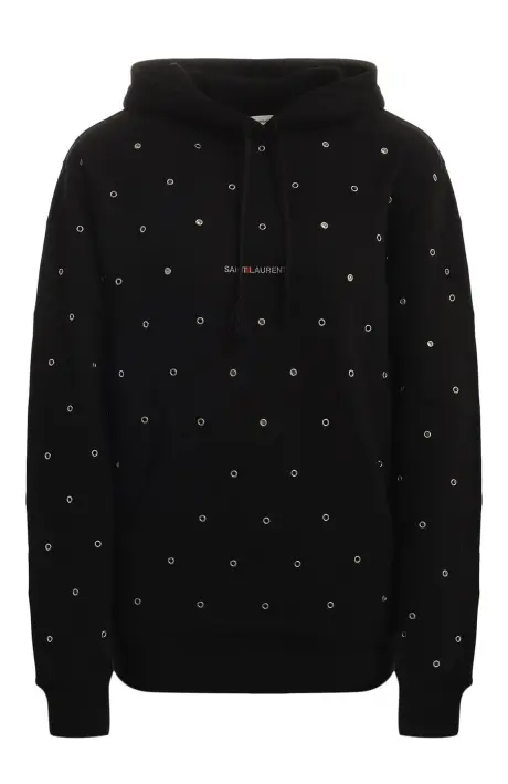 SAINT LAURENT Хлопковое худи