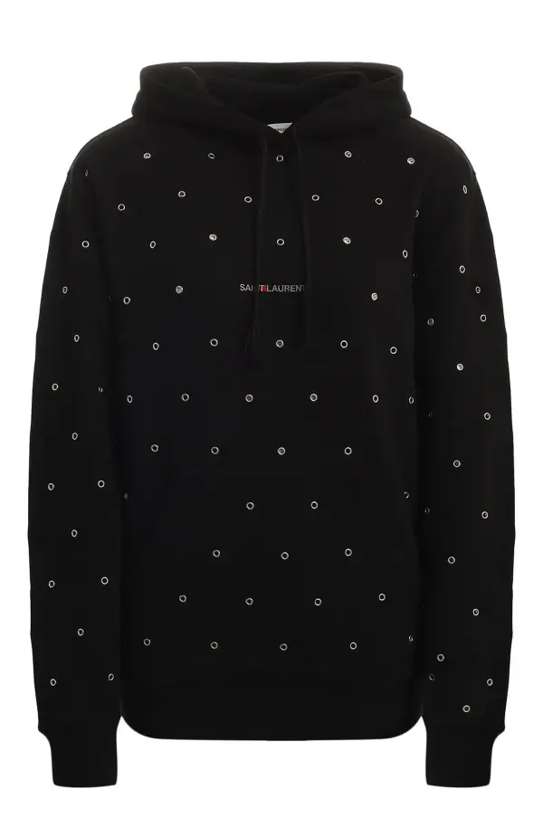 SAINT LAURENT Хлопковое худи