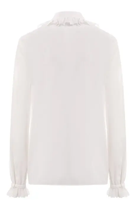 SAINT LAURENT Блуза с рюшами и складками