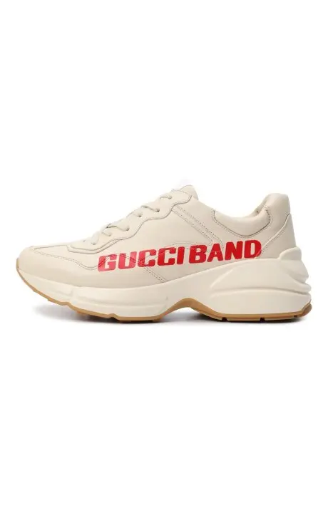GUCCI Кожаные кроссовки Rhyton/ЛУЧШАЯ ЦЕНА/