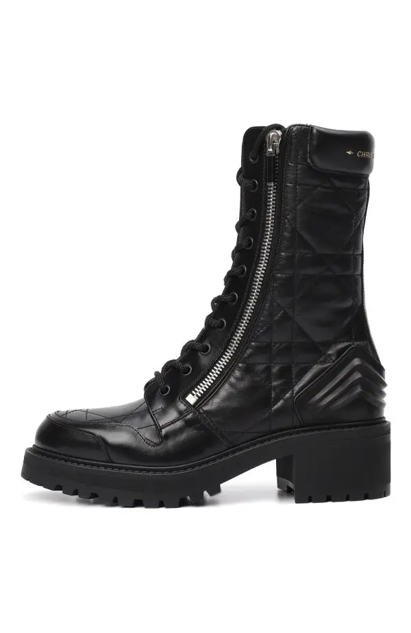 Christian Dior Ботинки со стеганым узором