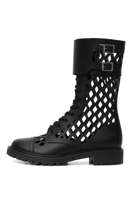 Christian Dior Ботинки ИЗ МАТОВОЙ КОЖИ ТЕЛЕНКА /ЛУЧШАЯ ЦЕНА/