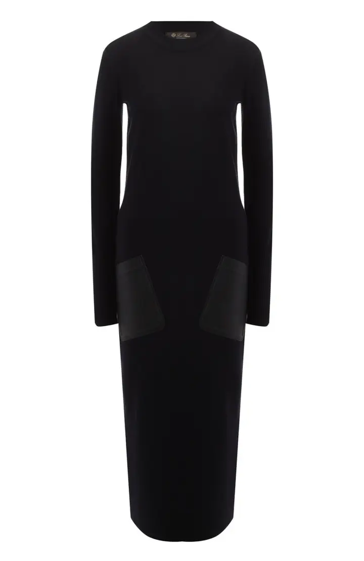  Платье из смеси кашемира и шелка