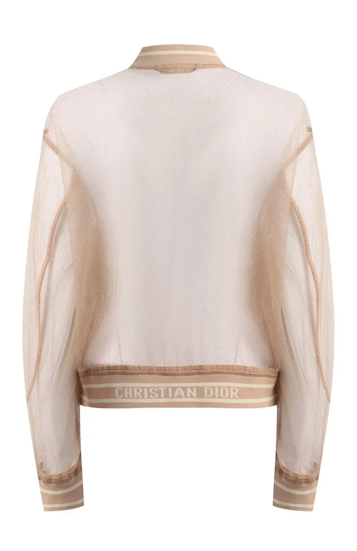 Dior Куртка из матовой сетчатой ткани