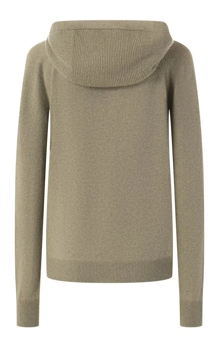  Кашемировый кардиган с капюшоном