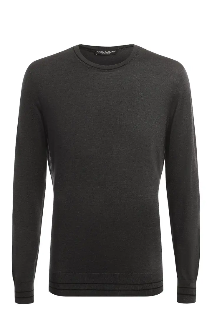 DOLCE & GABBANA Шелковый джемпер мужской
