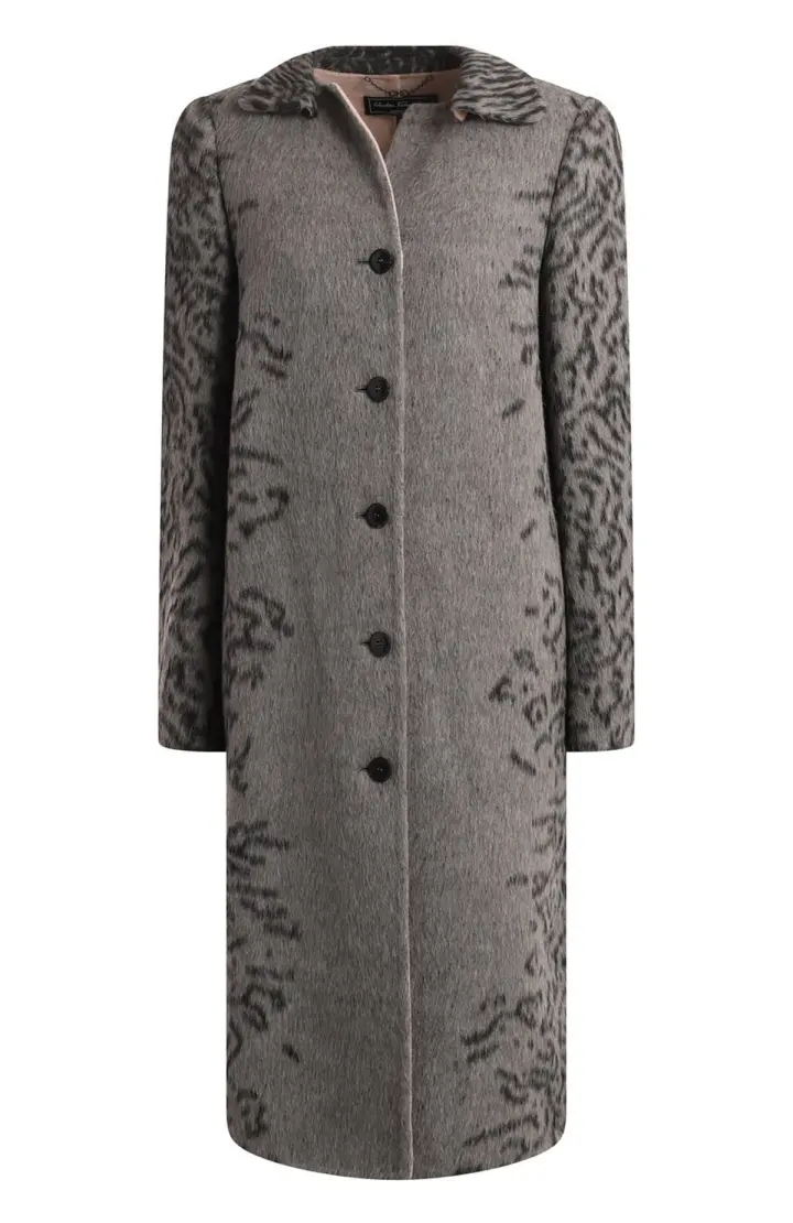  Пальто женское с ворсом