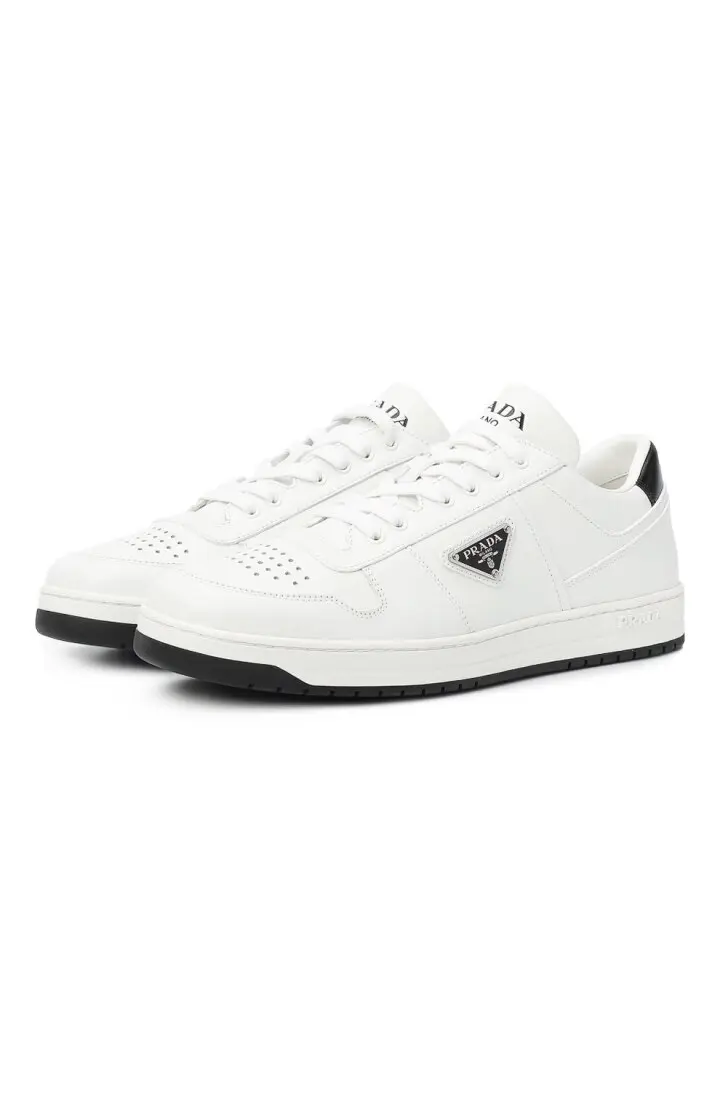  Кеды мужские, черные вставки