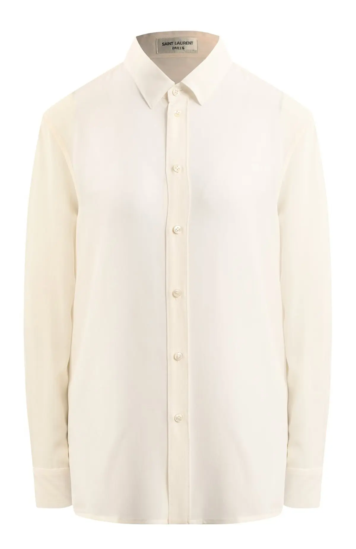 SAINT LAURENT Шелковая рубашка