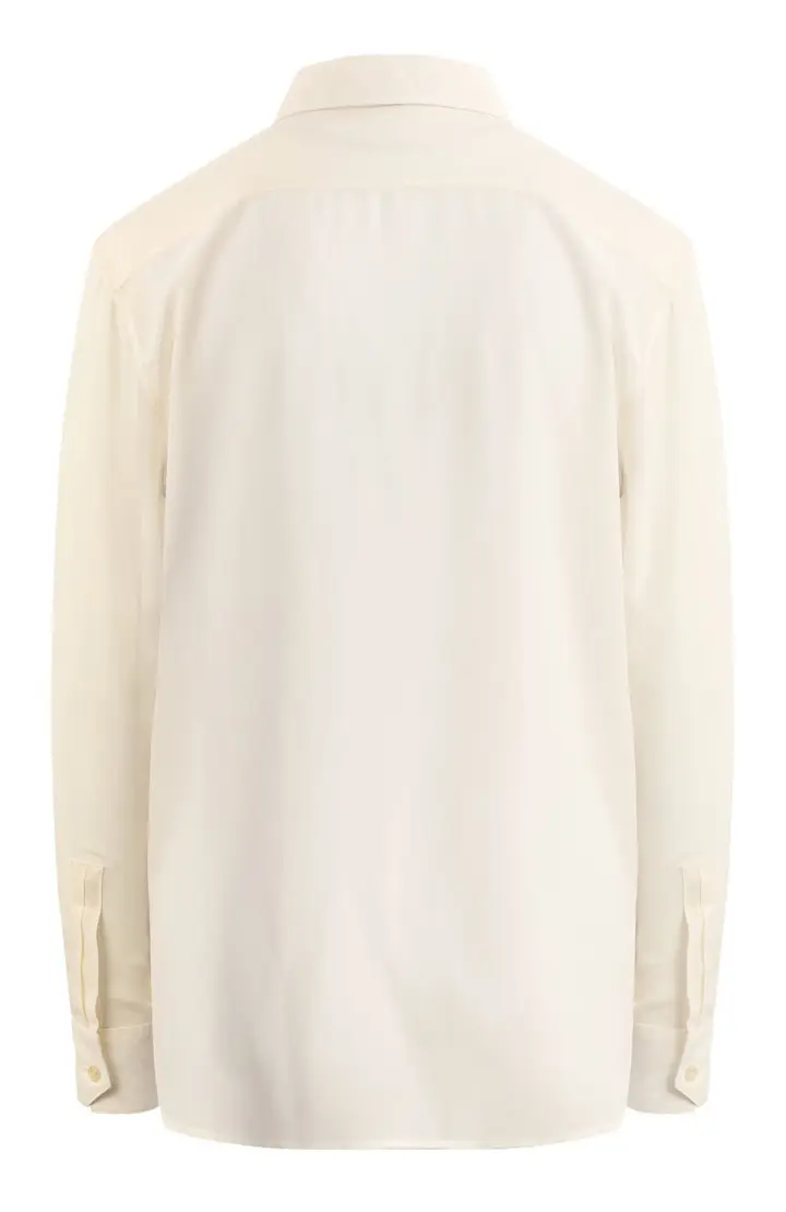 SAINT LAURENT Шелковая рубашка