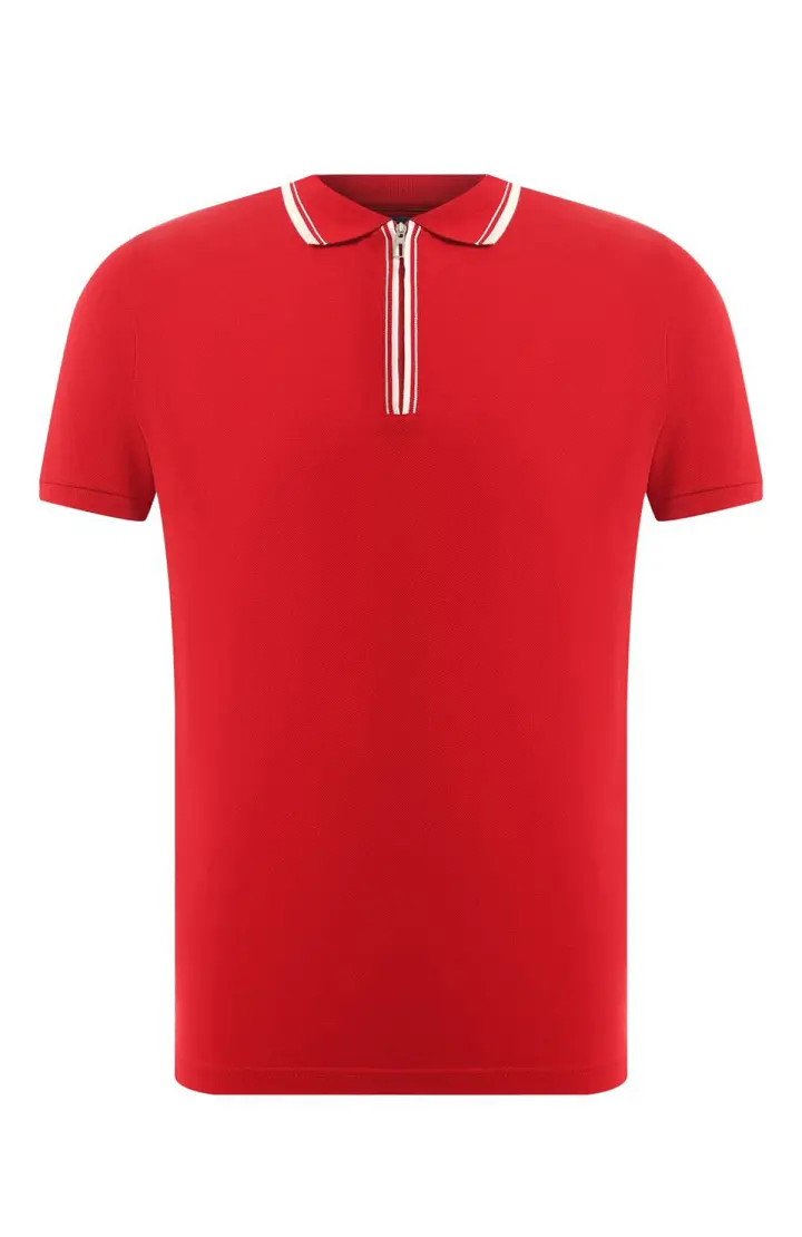  Поло мужское с зипом