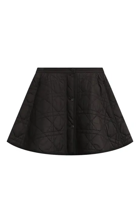 Christian Dior Юбка С УЗОРОМ Стеганая техническая тафта