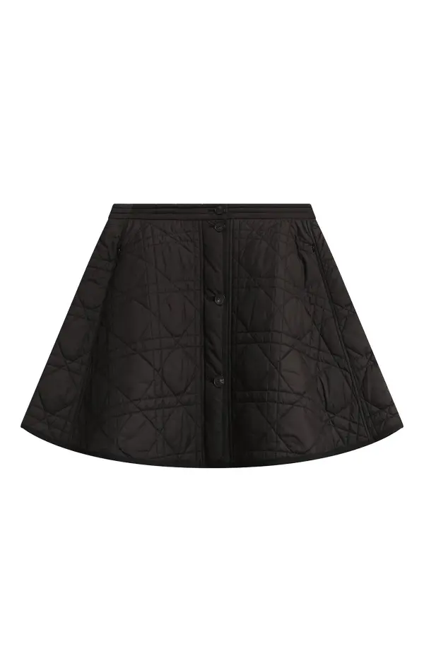 Christian Dior Юбка С УЗОРОМ Стеганая техническая тафта