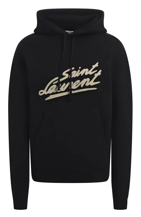 SAINT LAURENT Хлопковое худи